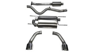 Scion FRS Performance Exhaust - CORSA Performance - Cat-Back, Dual Rear Exit, Sport - Polished - `12-`25